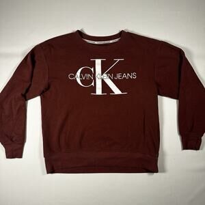 Vintage 90s Calvin Klein Jeans Crewneck Soft Comfy Popular Logo CK